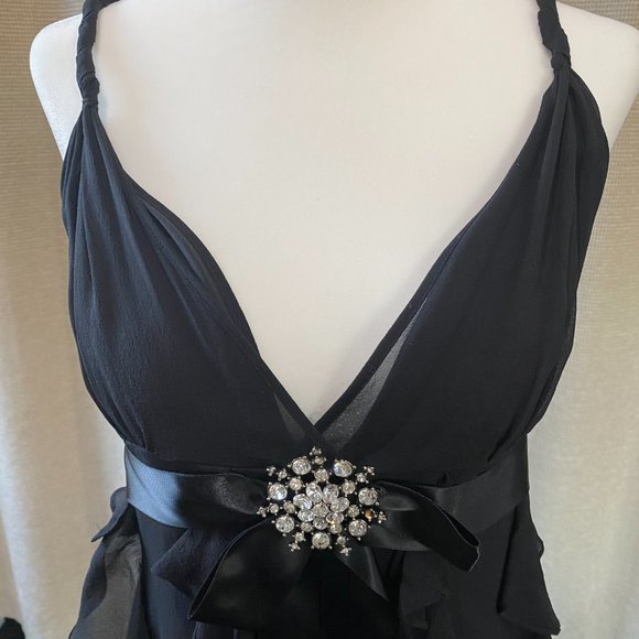 BCBG MAXAZRIA RUFFLE DRESS - Picture 3 of 7